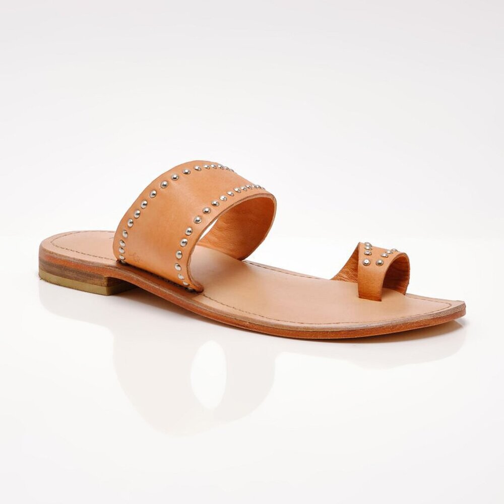 FREE PEOPLE Amelie Tiny Stud Sandals / Faded Clay - Picture 3 of 8